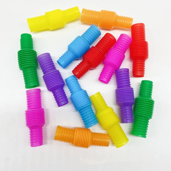 공장 직접 저렴한 미니 튜브 장난감 스트레스 릴리프 자폐증 감각 안절부절 장난감 팝 푸시 안절부절 장난감 튜브